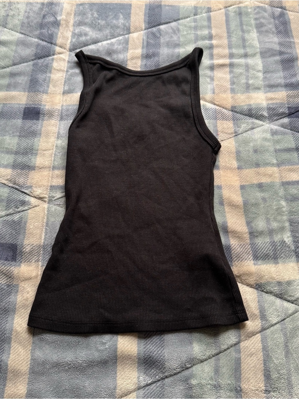 Zara Halter Ribbed Top - Picture 2 of 11